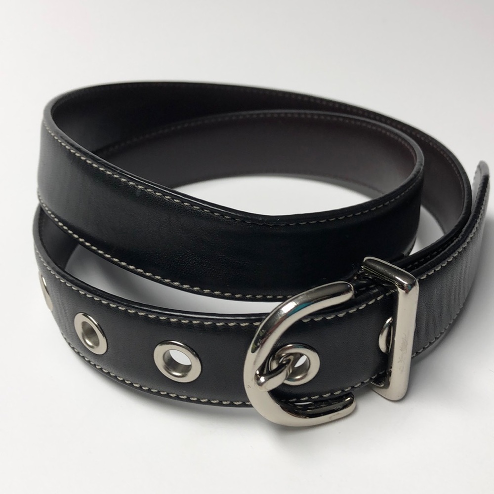Coach leather belt